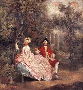 Thomas Gainsborough Conversation in a Park Germany oil painting artist